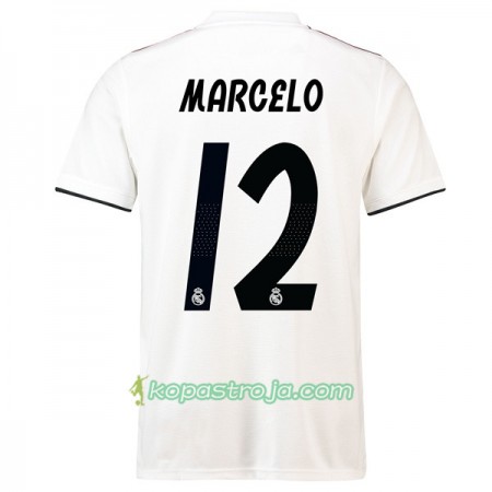 Billiga Fotbollströjor Real Madrid Marcelo 12 Hemma tröja 2018/19 Kortärmad